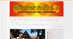 Desktop Screenshot of muenster-rollt.de